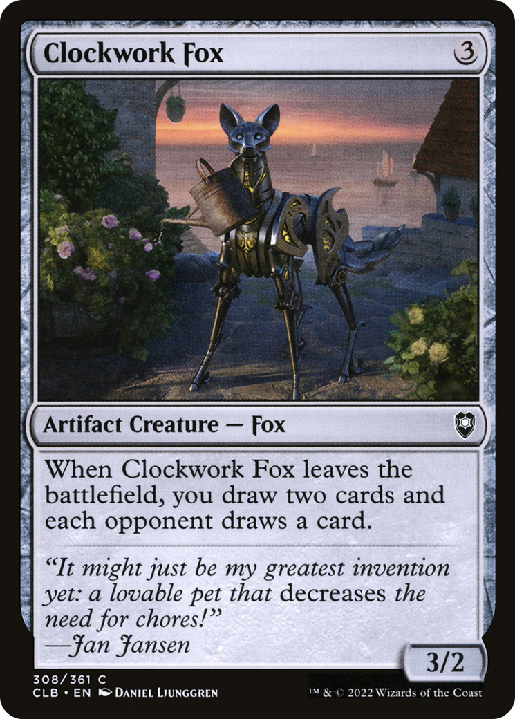 Clockwork Fox [Commander Legends: Battle for Baldur's Gate] | Grognard Games