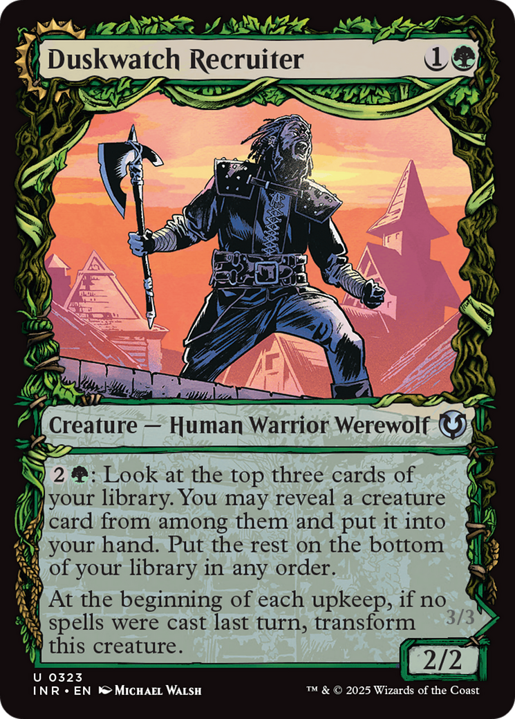 Duskwatch Recruiter // Krallenhorde Howler (Showcase) [Innistrad Remastered] | Grognard Games