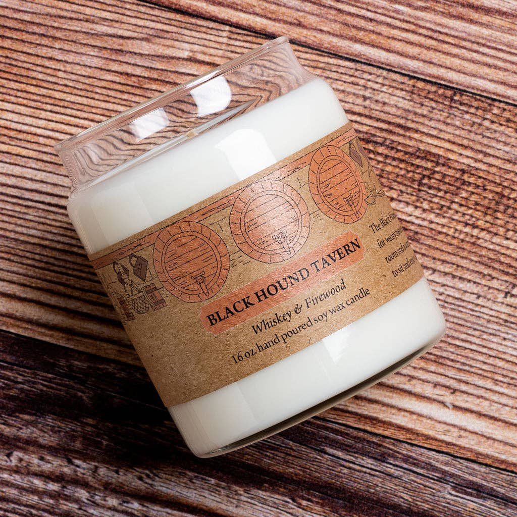 Black Hound Tavern Gaming Candle | Grognard Games
