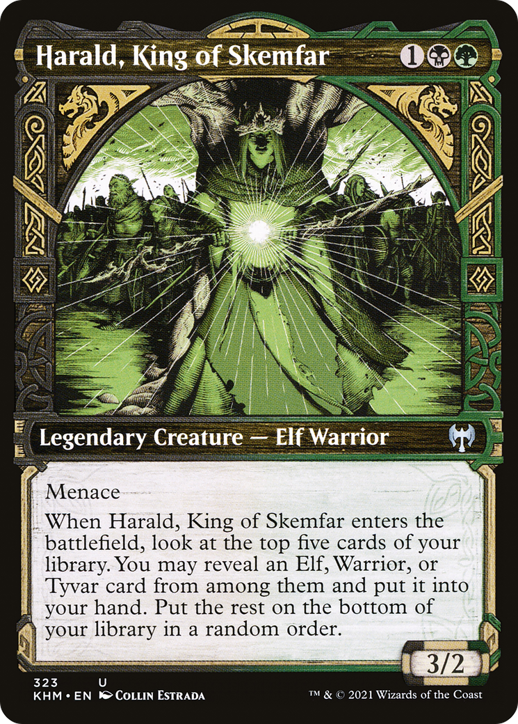 Harald, King of Skemfar (Showcase) [Kaldheim] | Grognard Games