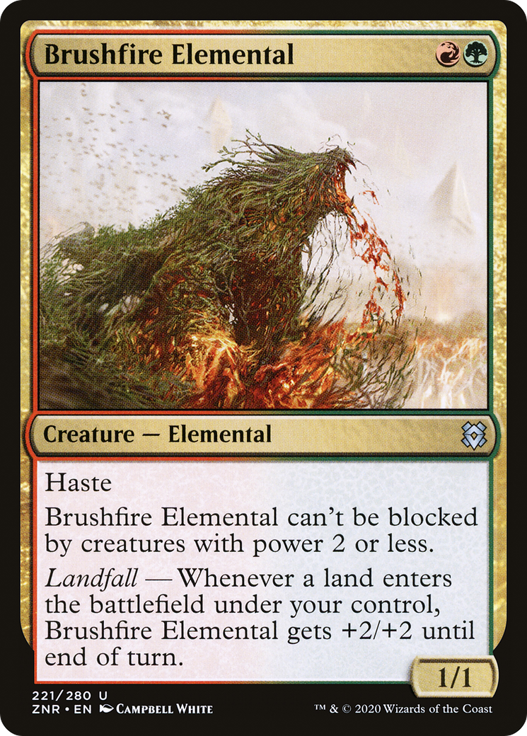 Brushfire Elemental [Zendikar Rising] | Grognard Games