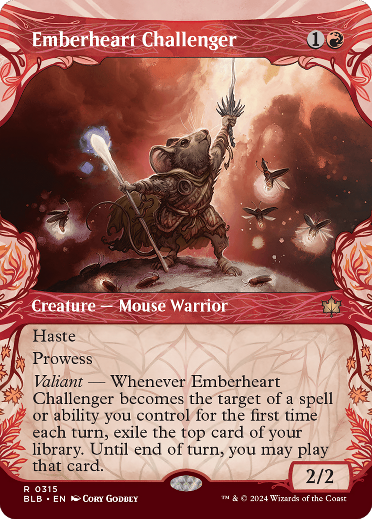 Emberheart Challenger (Showcase) [Bloomburrow] | Grognard Games