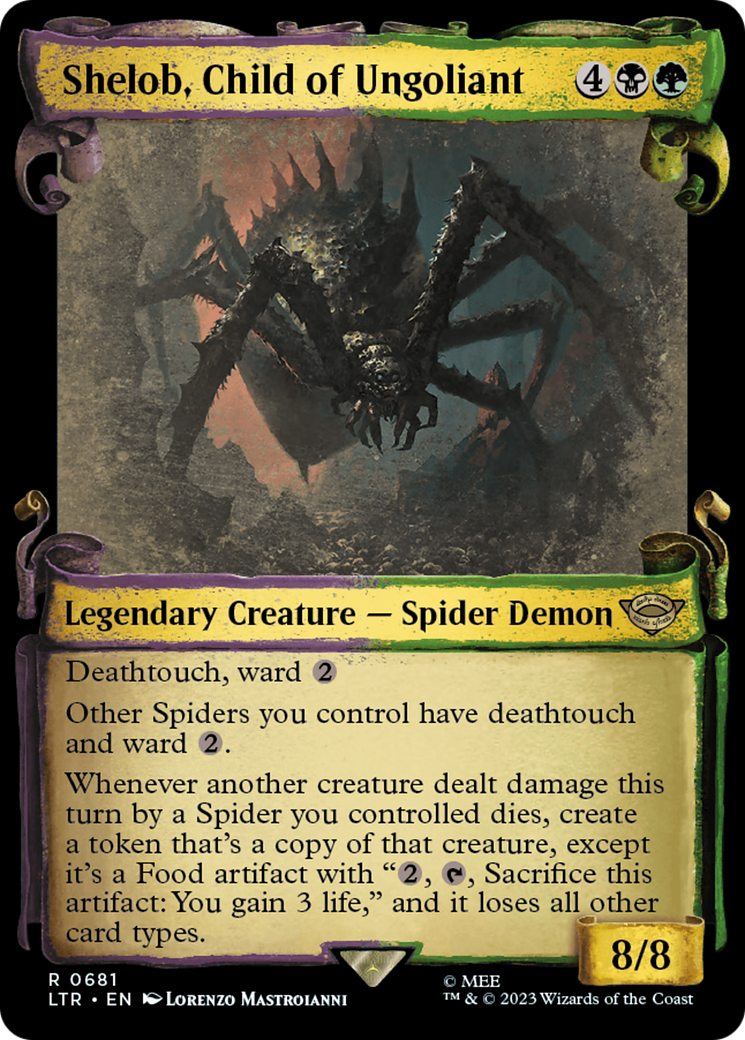 Shelob, Child of Ungoliant (LTR-681) - The Lord of the Rings: Tales of Middle-earth: (Showcase) | Grognard Games