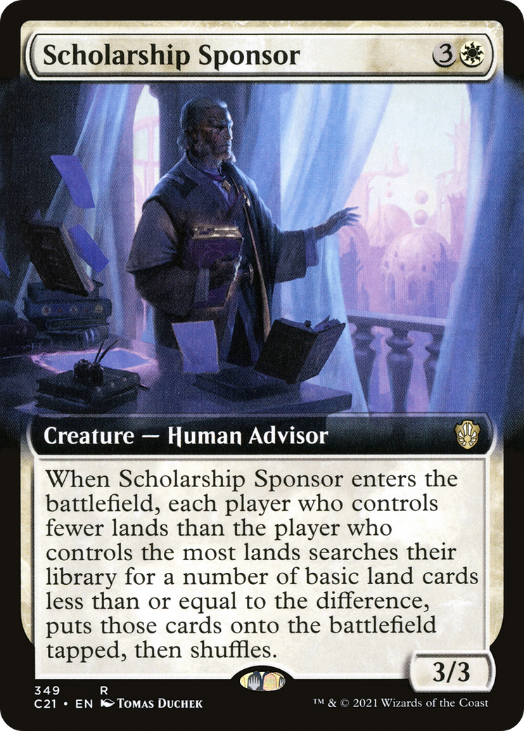 Scholarship Sponsor (Extended) [Commander 2021] | Grognard Games