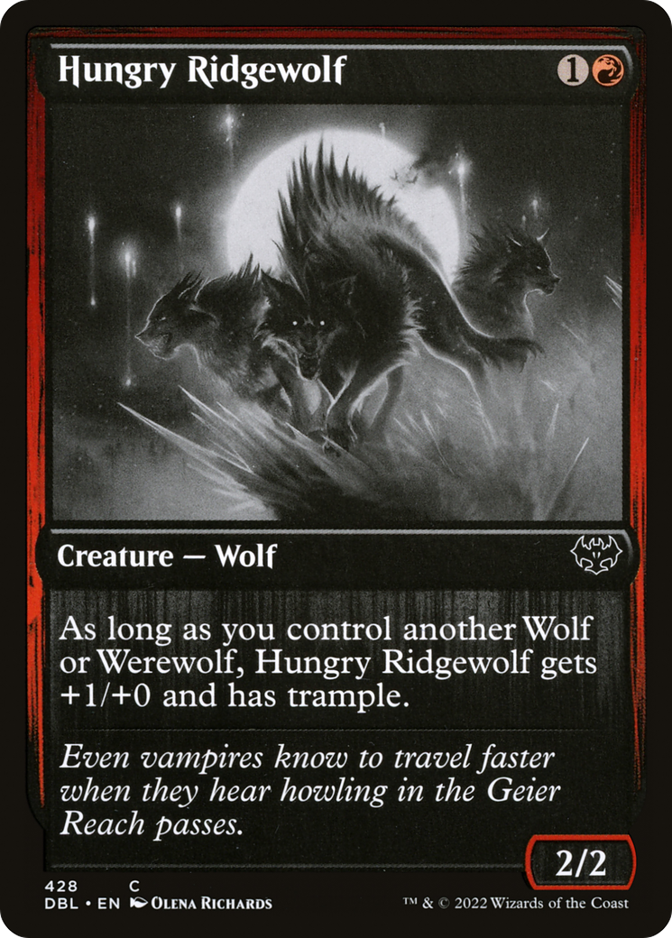 Hungry Ridgewolf [Innistrad: Double Feature] | Grognard Games