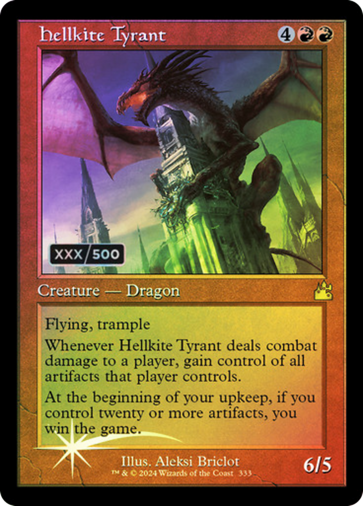 Hellkite Tyrant (Retro) (Serialized) [Ravnica Remastered] | Grognard Games