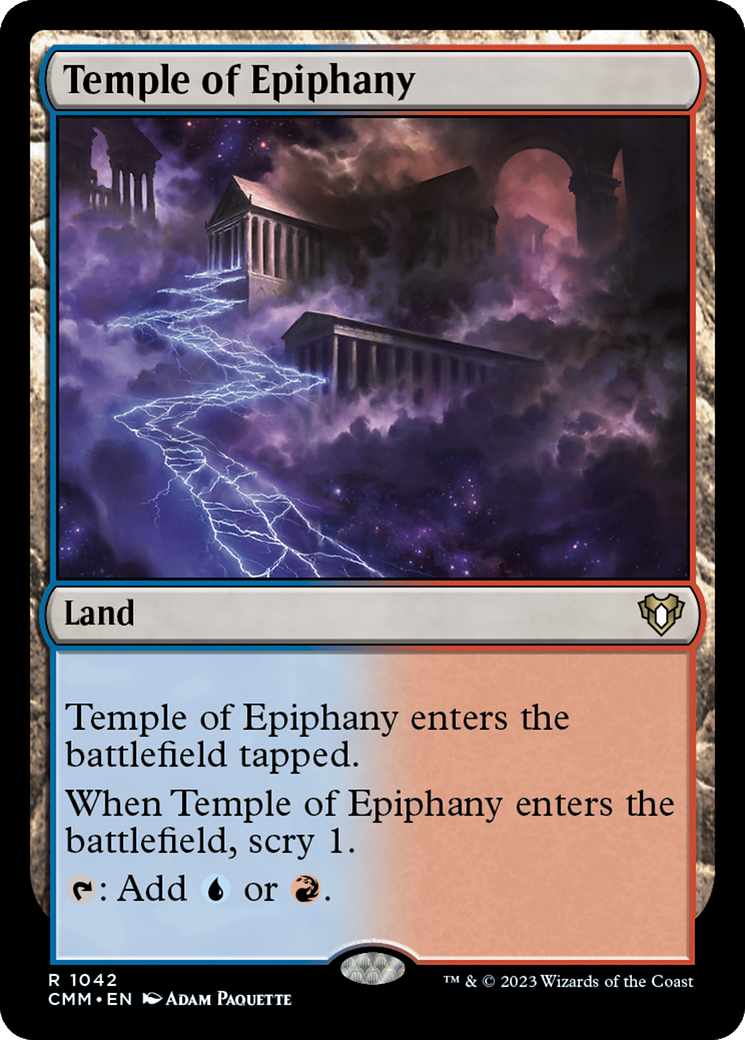 Temple of Epiphany [Commander Masters] | Grognard Games