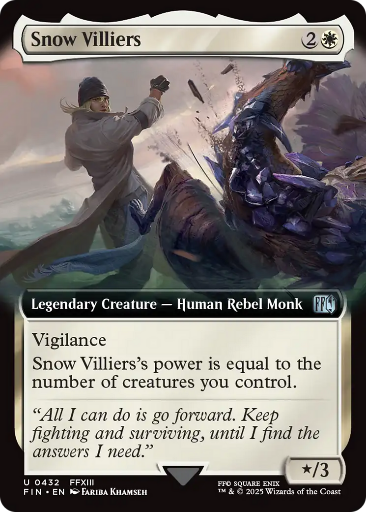 Snow Villiers (Extended Art) (FIN-432) - FINAL FANTASY | Grognard Games
