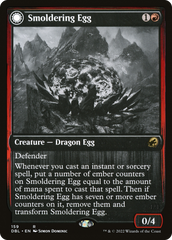 Smoldering Egg // Ashmouth Dragon [Innistrad: Double Feature] | Grognard Games