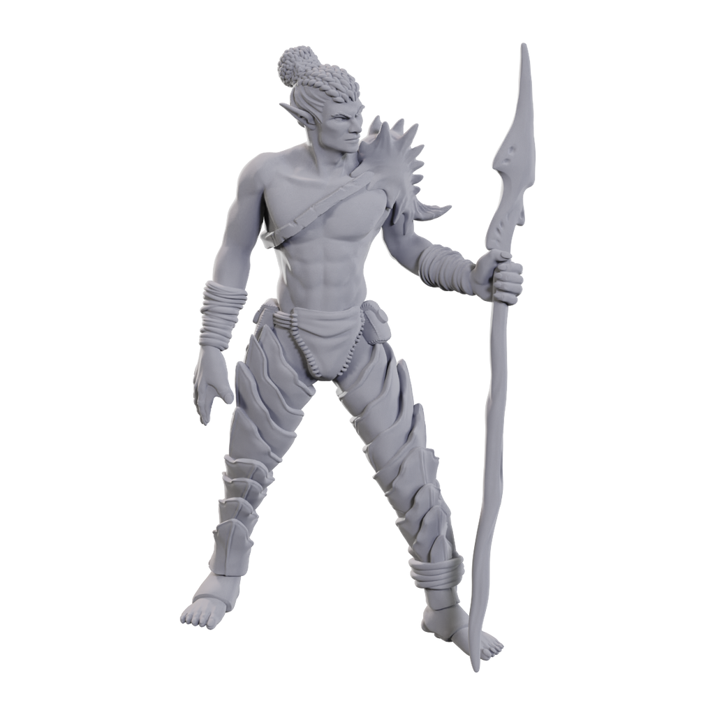 WizKids 90109 D&D Nolzur's Marvelous Miniatures: Sea Elf Leader | Grognard Games