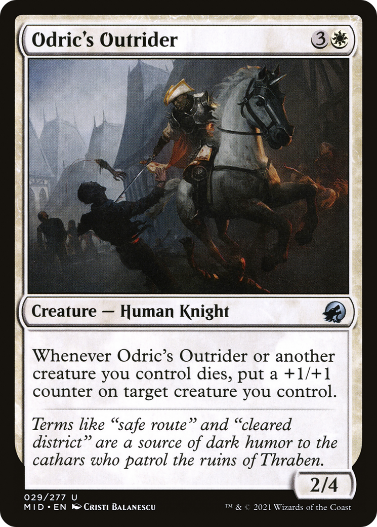 Odric's Outrider [Innistrad: Midnight Hunt] | Grognard Games