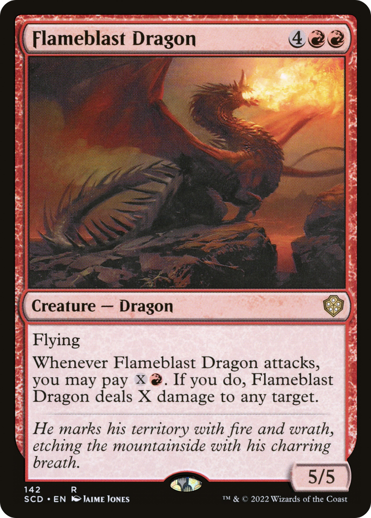 Flameblast Dragon [Starter Commander Decks] | Grognard Games