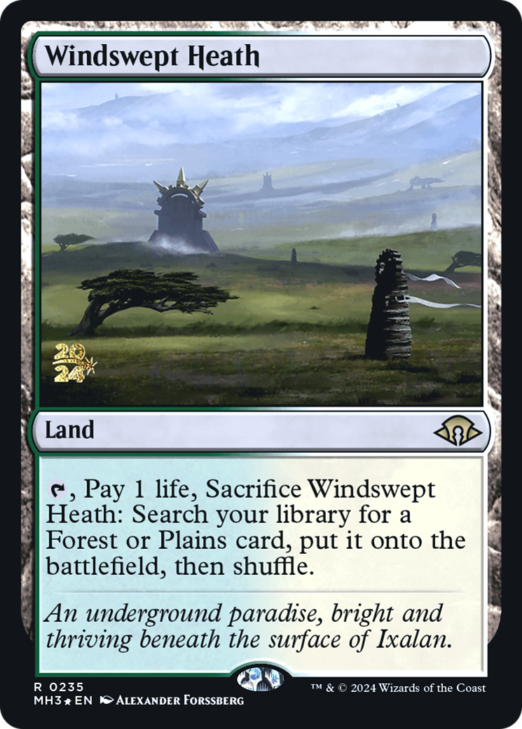 Windswept Heath [Modern Horizons 3 Prerelease Promos] | Grognard Games