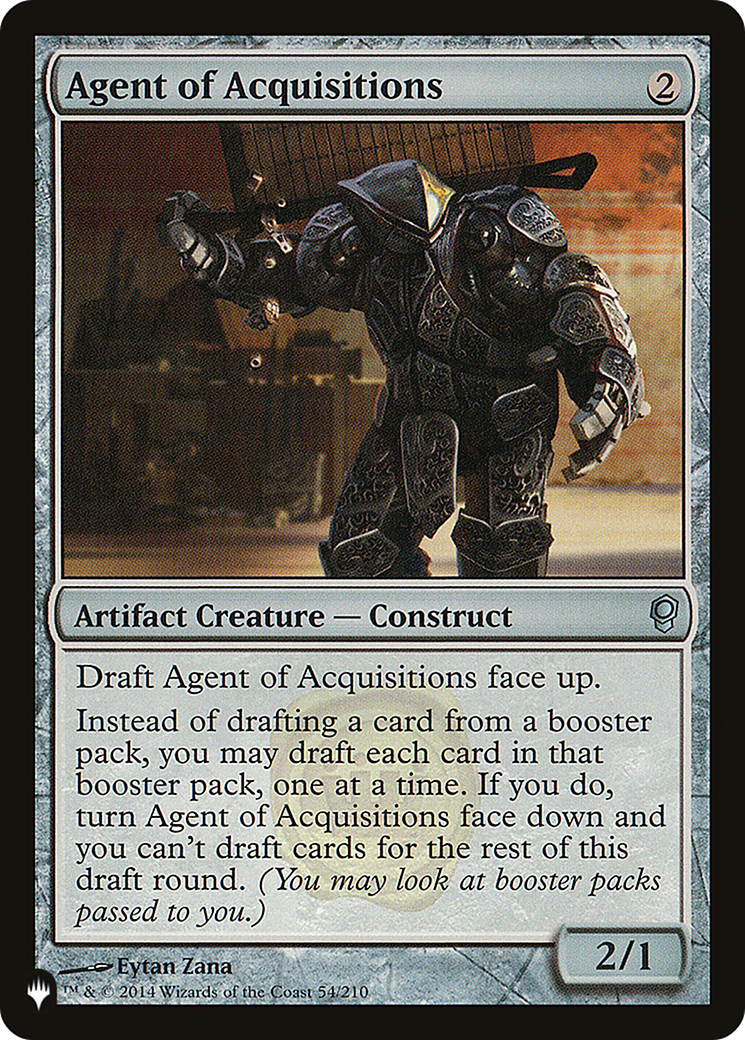 Agent of Acquisitions [The List] | Grognard Games