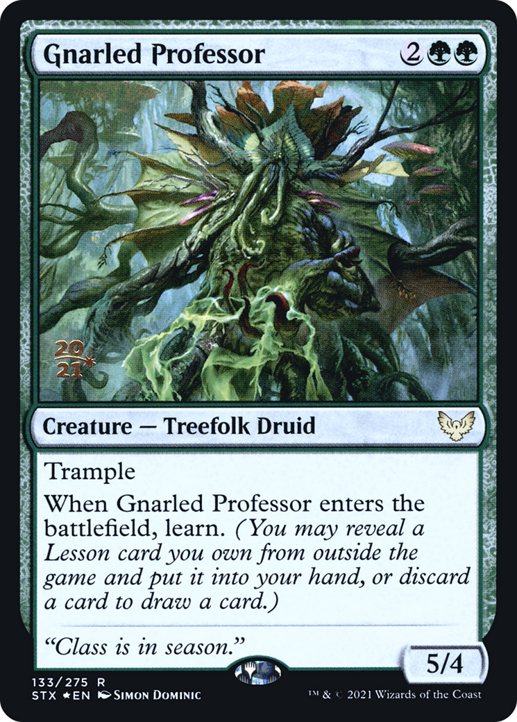 Gnarled Professor [Strixhaven: School of Mages Prerelease Promos] | Grognard Games