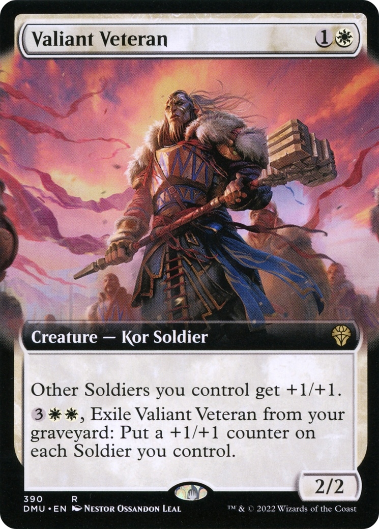 Valiant Veteran (Extended Art) [Dominaria United] | Grognard Games