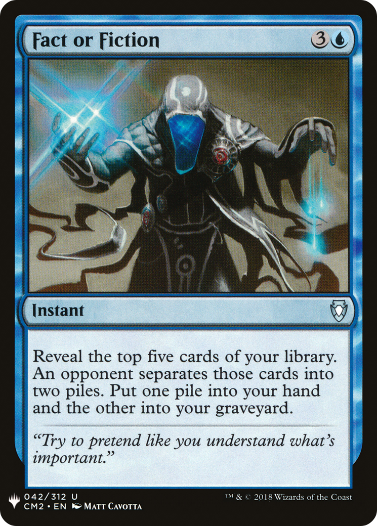 Fact or Fiction [Mystery Booster] | Grognard Games