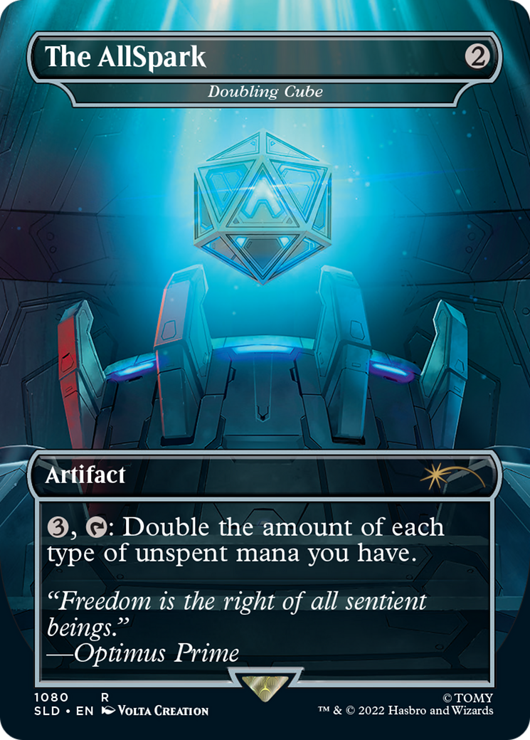 Doubling Cube - The AllSpark (Borderless Megatron) [Secret Lair Drop Series] | Grognard Games