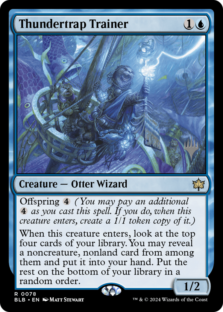 Thundertrap Trainer (PPBLB-078) - Bloomburrow Promos Foil | Grognard Games
