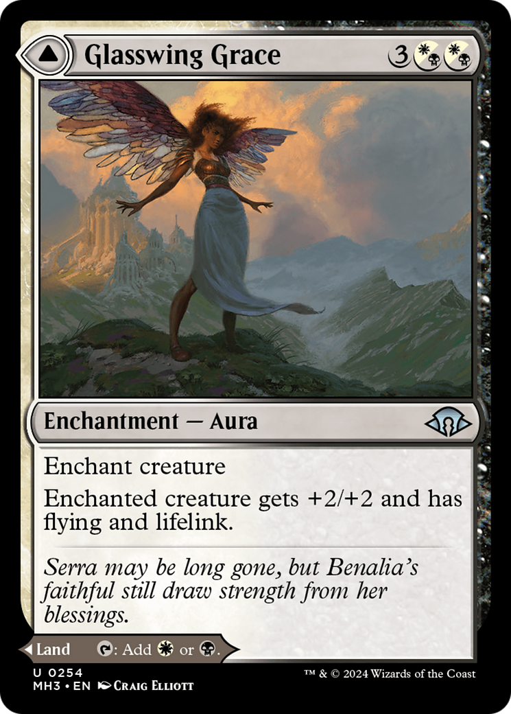Glasswing Grace // Age-Graced Chapel [Modern Horizons 3] | Grognard Games