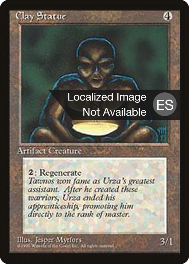 Clay Statue [Fourth Edition (Foreign Black Border)] | Grognard Games