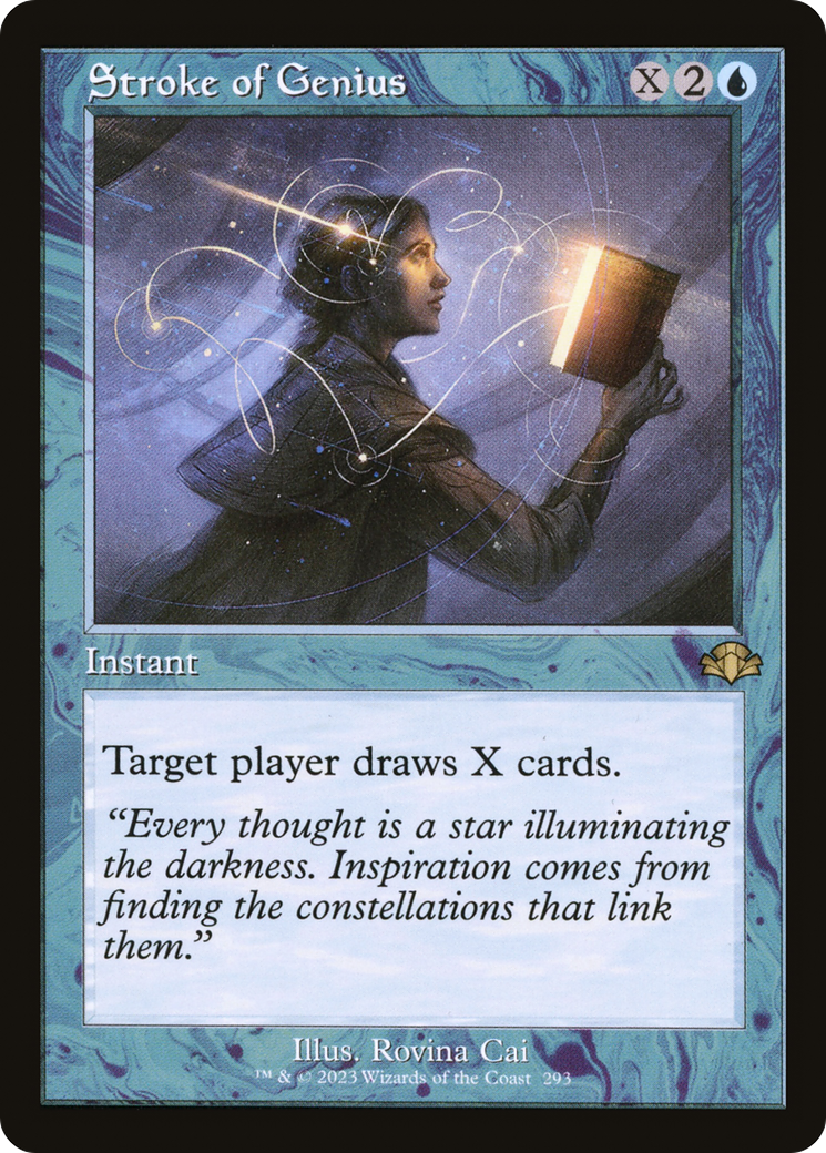 Stroke of Genius (Retro) [Dominaria Remastered] | Grognard Games