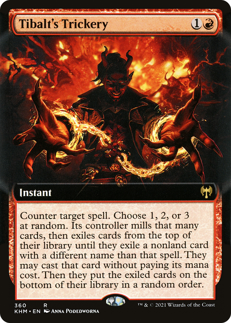 Tibalt's Trickery (Extended Art) [Kaldheim] | Grognard Games
