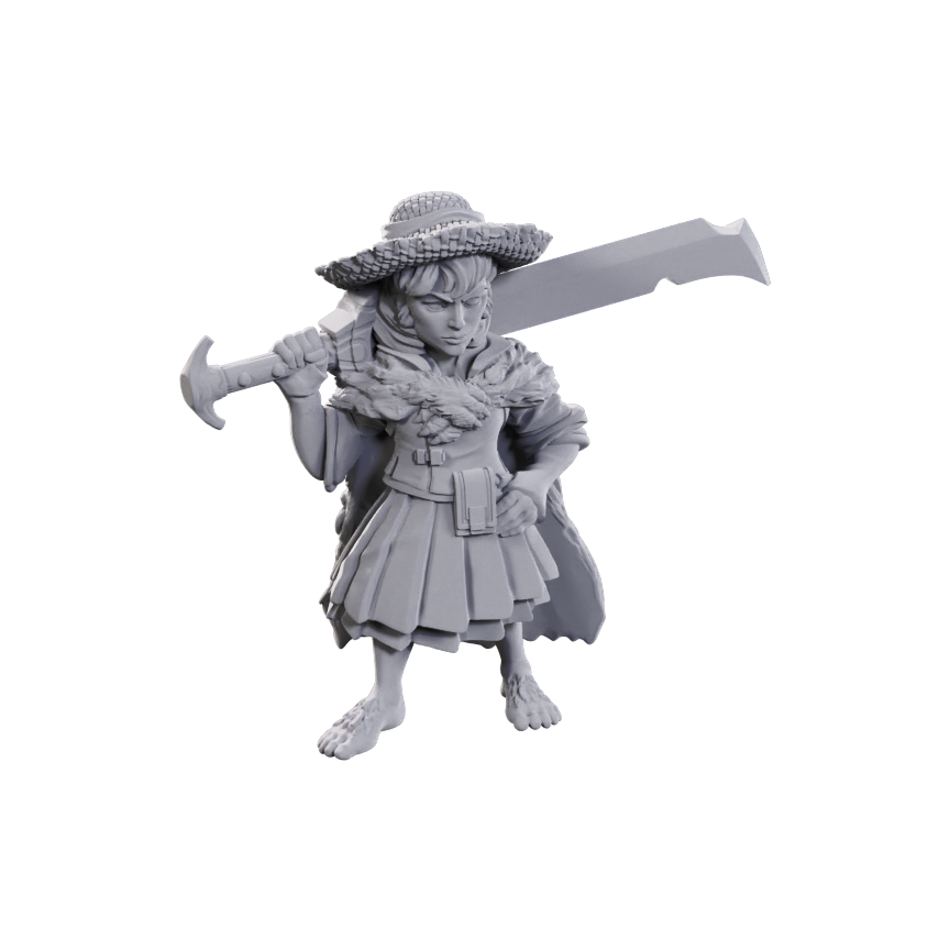 WizKids 90711 Pathfinder Deep Cuts: Female Halfling Magus Low-Level | Grognard Games