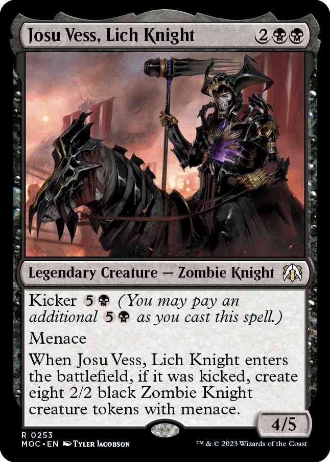 Josu Vess, Lich Knight [March of the Machine Commander] | Grognard Games
