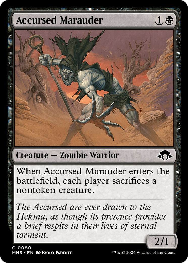 Accursed Marauder [Modern Horizons 3] | Grognard Games