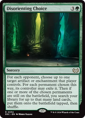 Disorienting Choice (Extended Art) [Duskmourn: House of Horror Commander] | Grognard Games