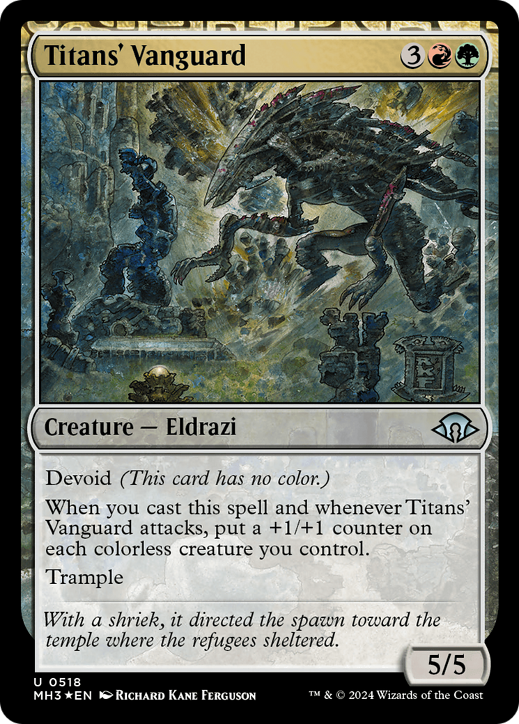 Titans' Vanguard (Ripple Foil) [Modern Horizons 3] | Grognard Games
