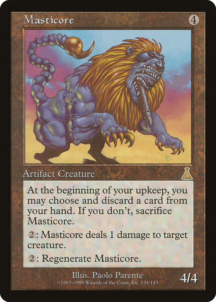 Masticore [Urza's Destiny] | Grognard Games