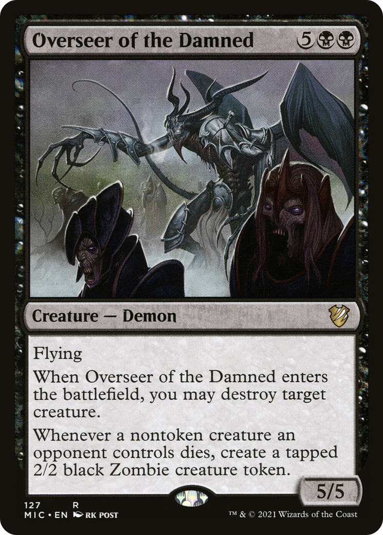 Overseer of the Damned [Innistrad: Midnight Hunt Commander] | Grognard Games