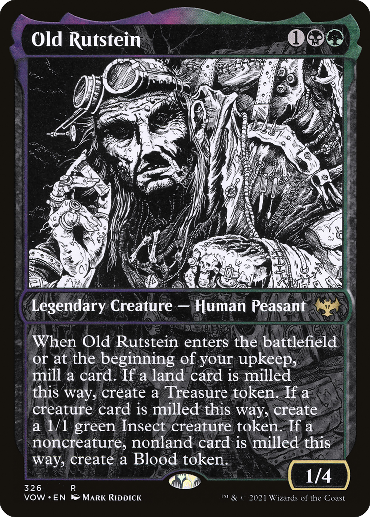 Old Rutstein (Showcase Eternal Night) [Innistrad: Crimson Vow] | Grognard Games