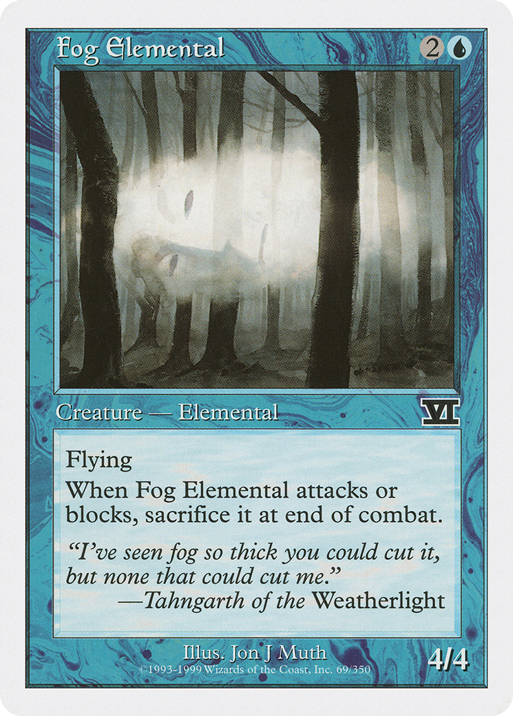 Fog Elemental [Classic Sixth Edition] | Grognard Games