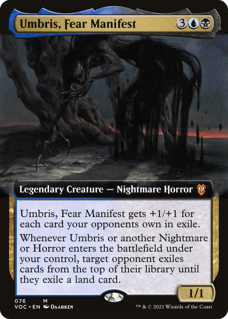 Umbris, Fear Manifest (Extended) [Innistrad: Crimson Vow Commander] | Grognard Games