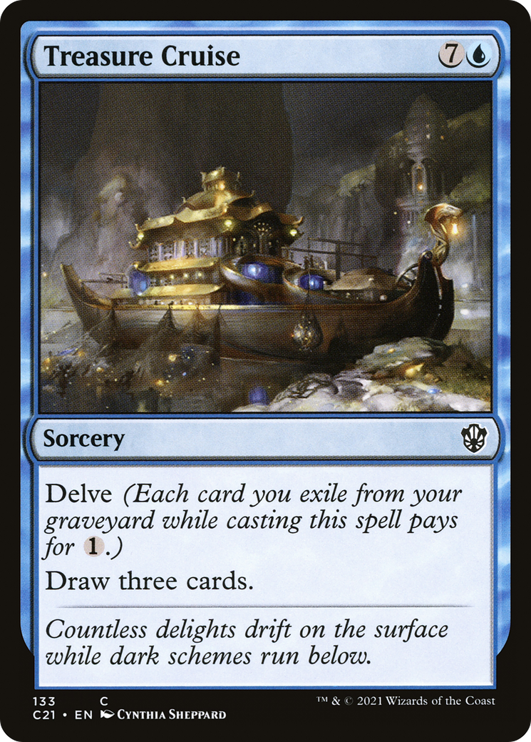 Treasure Cruise [Commander 2021] | Grognard Games