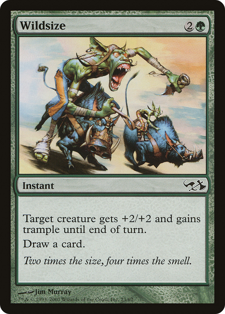 Wildsize (EVG-023) - Duel Decks: Elves vs. Goblins Foil | Grognard Games