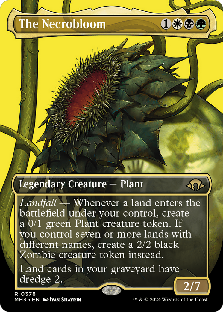 The Necrobloom (Borderless) [Modern Horizons 3] | Grognard Games