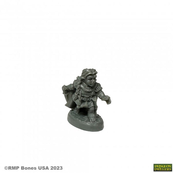 Bones 07087 Molly Copperpot, Halfling Thief | Grognard Games