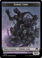 Zombie Army // Energy Reserve Double-Sided Token [Modern Horizons 3 Tokens] | Grognard Games