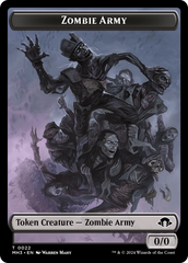 Servo // Zombie Army Double-Sided Token [Modern Horizons 3 Tokens] | Grognard Games