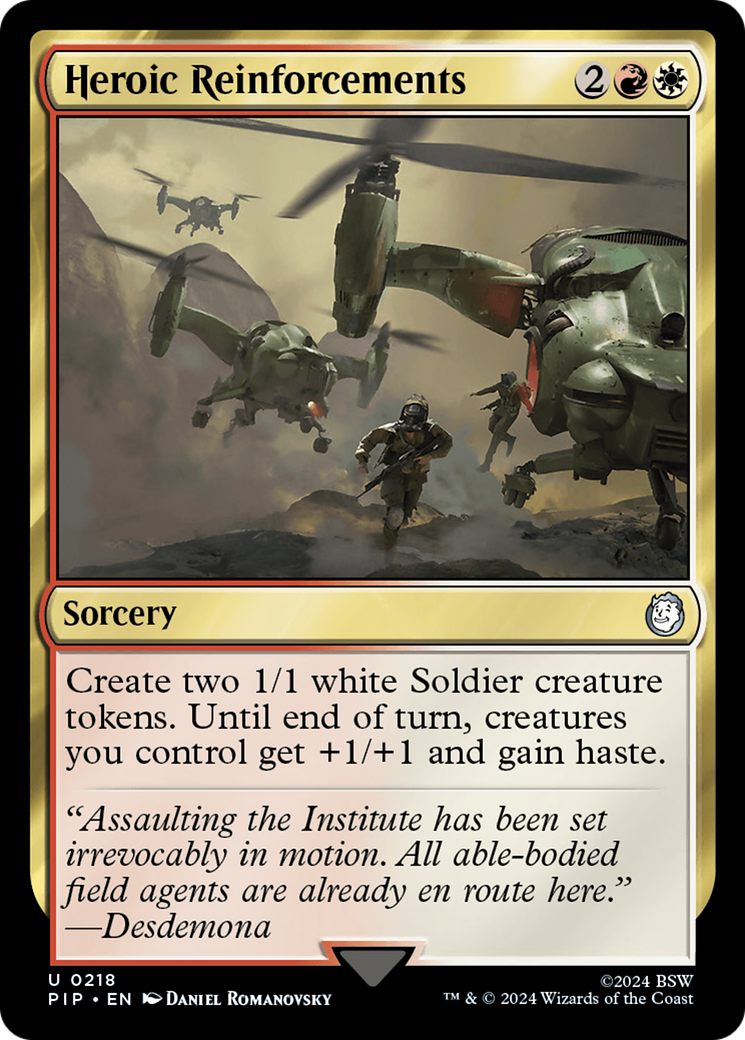 Heroic Reinforcements [Fallout] | Grognard Games
