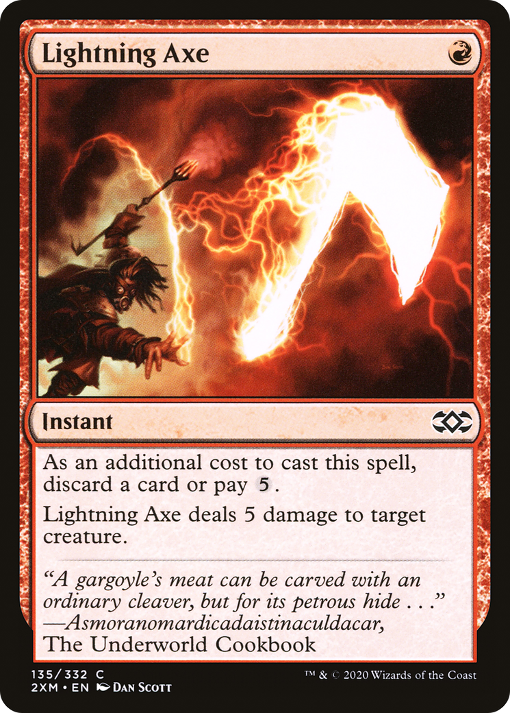 Lightning Axe [Double Masters] | Grognard Games