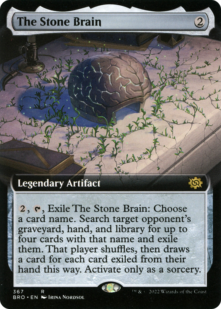 The Stone Brain (Extended Art) [The Brothers' War] | Grognard Games
