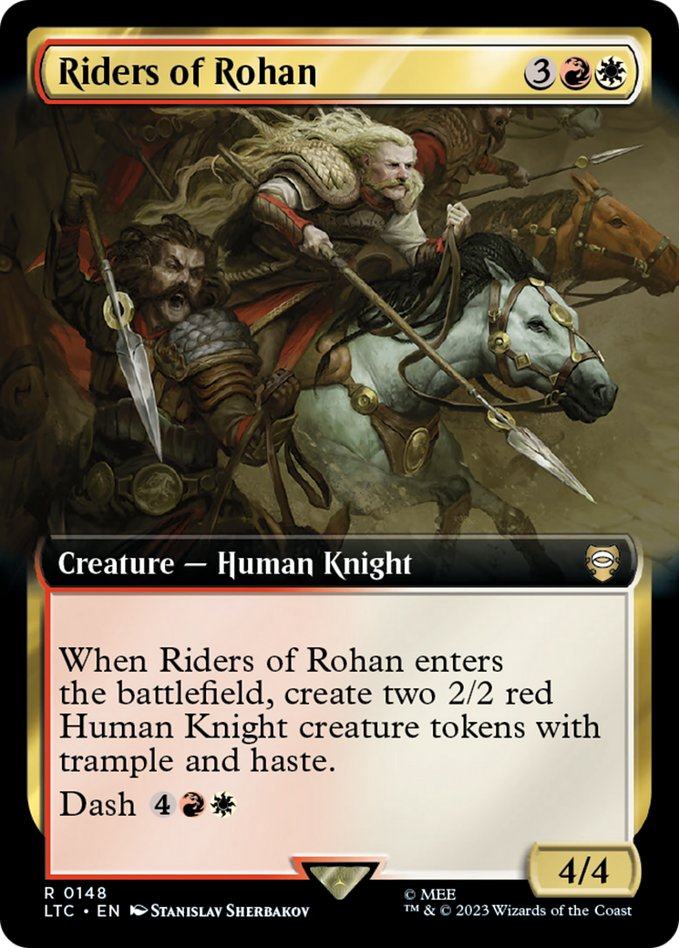 Riders of Rohan (LTC-148) - Tales of Middle-earth Commander: (Extended Art) Foil | Grognard Games