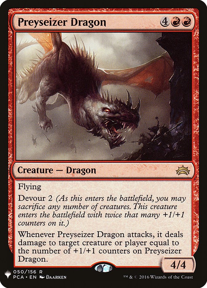 Preyseizer Dragon [Mystery Booster] | Grognard Games