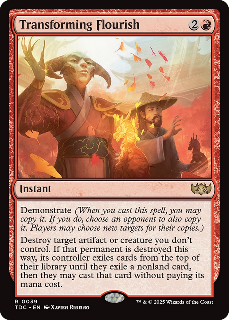 Transforming Flourish [Tarkir: Dragonstorm Commander] | Grognard Games