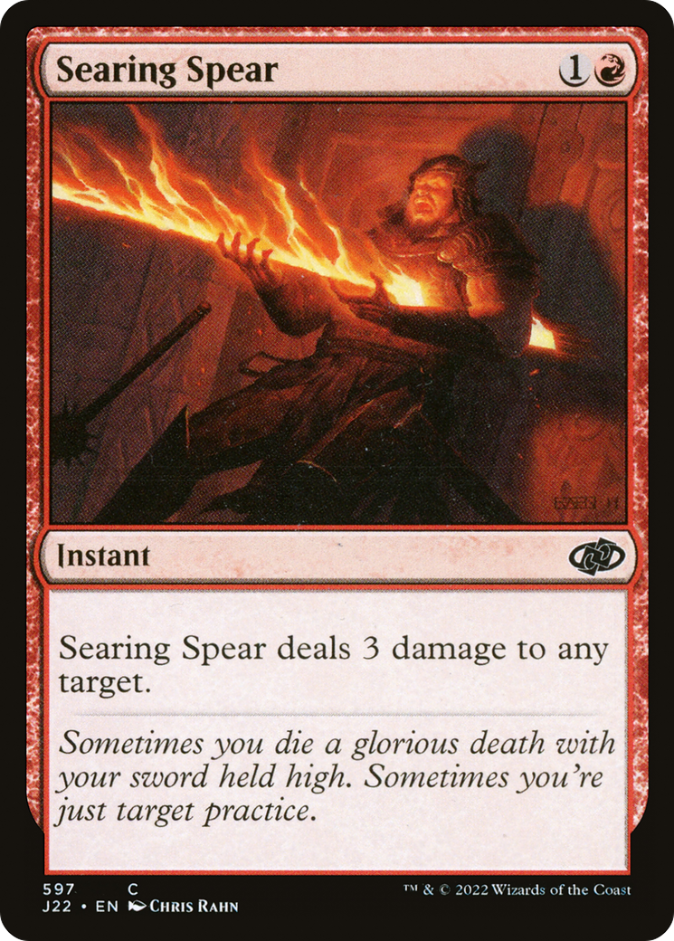 Searing Spear [Jumpstart 2022] | Grognard Games